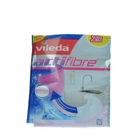 4023103185807 Vileda Panno Microfibra Actifiber 29x29cm 2pz