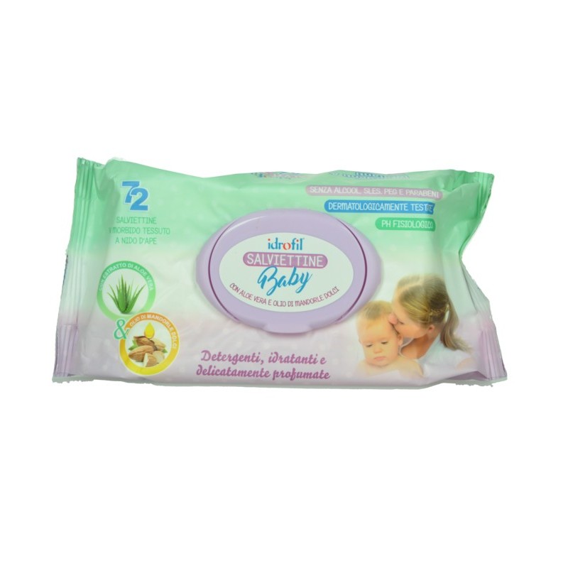 Idrofil Salviettine Baby Aloe 72pz