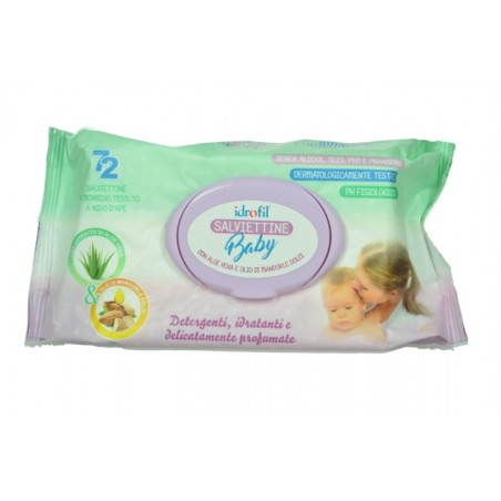 8020255070094 Idrofil Salviettine Baby Aloe 72pz