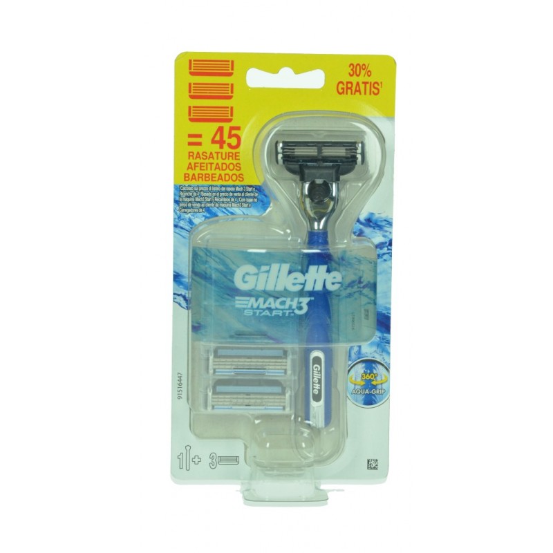 Gillette Mach 3 Rasoio Start 1pz