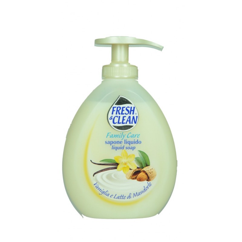 FRESH&CLEAN SAPONE LIQUIDO VANIGLIA CON DISPENSER 300ML