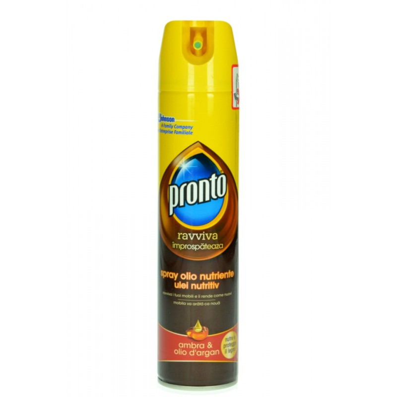 Pronto Ravviva Spray Olio Nutriente Ambra E Argan 250ml