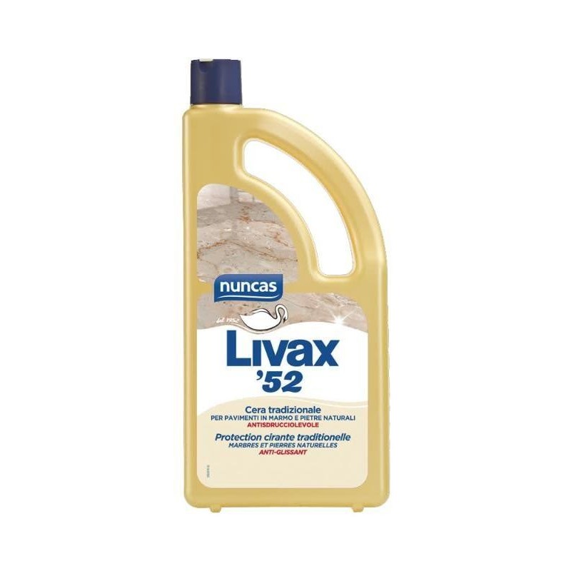 8001704405889 Nuncas Livax 52 Cera Pavimenti Marmo E Pietre Naturali 1000ml