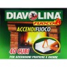 Diavolina Accendifuoco 40pz