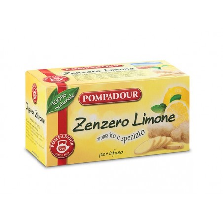 9001475062341 Pompadour Infuso Zenzero Limone 20 Filtri