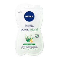 NIVEA MASCHERA ANTI-STRESS PURE & NATURAL 2X7,5ML