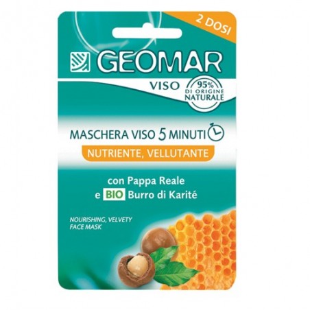 8003510018963 Geomar Maschera Viso Nutriente - Vellutante 2x7,5ml