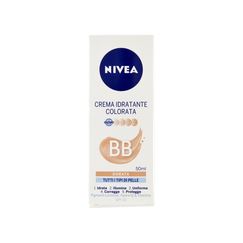 Nivea Crema Bb Idratante Colorata Dorata 50ml