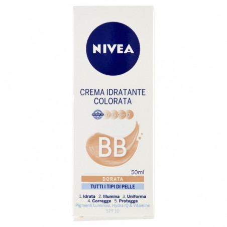 4005800096211 Nivea Crema Bb Idratante Colorata Dorata 50ml