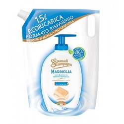 8007750006995 Spuma Di Sciampagna Sapone Liquido Eco-Ricarica Marsiglia 1500ml