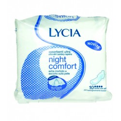 8002340014466 Lycia Assorbenti Ultra Notte Con Ali 10pz