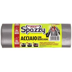 8001410098405 Domopak Acciaio 30lt 15pz