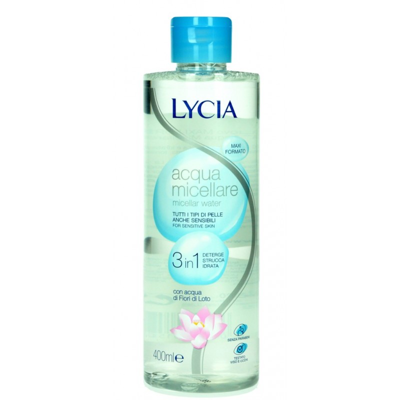 Lycia Acqua Micellare Fiori Di Loto Tutti I Tipi Di Pelle 400ml