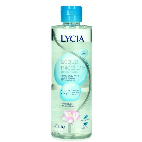 8002340015029 Lycia Acqua Micellare Fiori Di Loto Tutti I Tipi Di Pelle 400ml