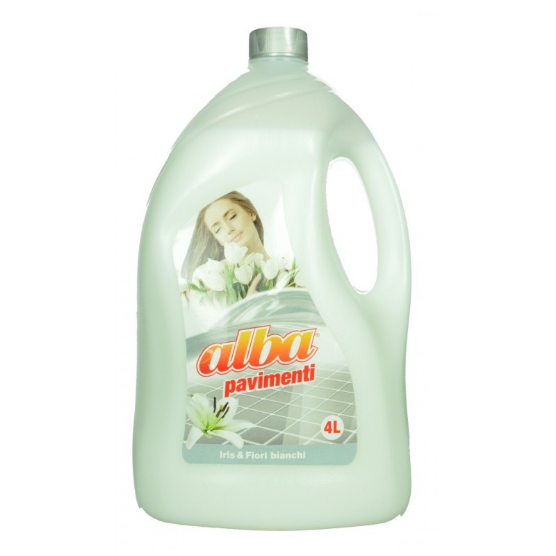 Alba Pavimenti Iris E Fiori Bianchi 4000ml