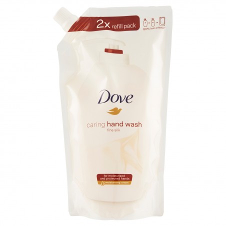 8717163573792 Dove Sapone Liquido Fine Silk Eco Ricarica 500ml