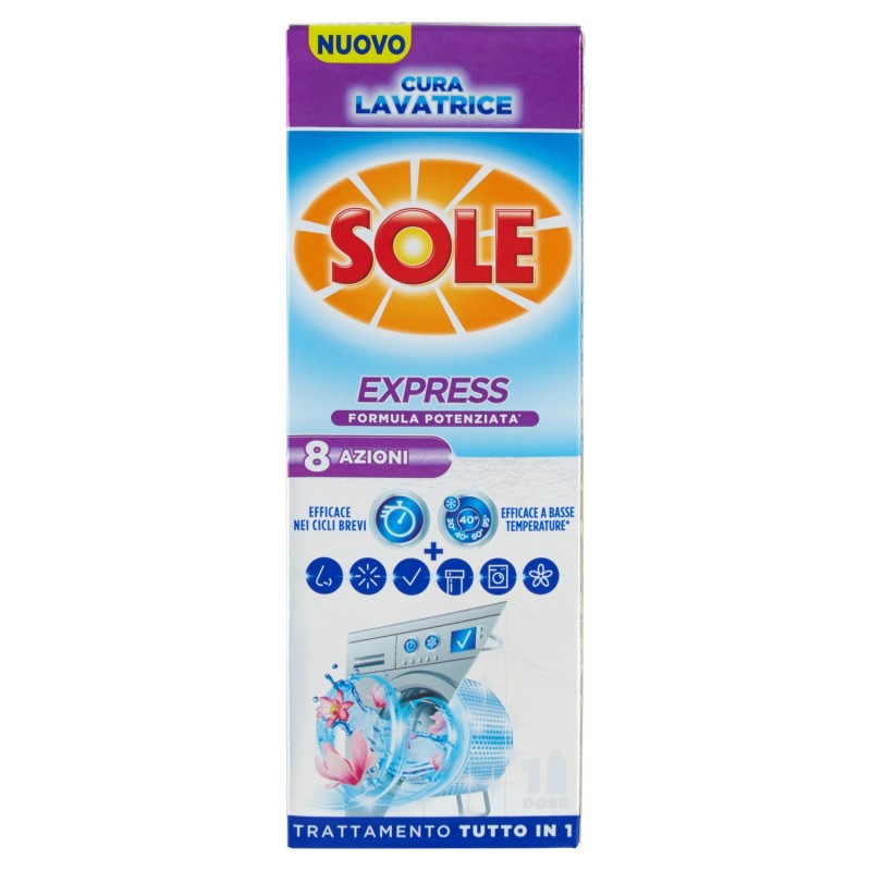 Sole Cura Lavatrice Express Liquido 250ml