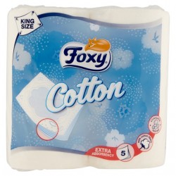 Foxy Igienica Cotton 5 Veli 4 Rotoli