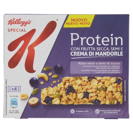 SPECIAL K PROTEIN RIBES NERO/SEMI DI ZUCCA 4X28GR