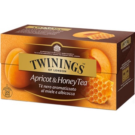 0070177140038 TWININGS APRICOT & HONEY TEA 25 FILTRI