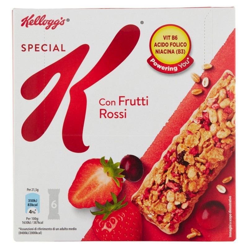 SPECIAL K BARRETTE FRUTTI ROSSI 6X20GR