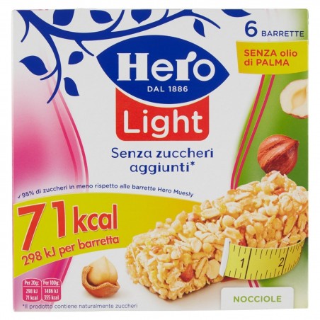 HERO LIGHT MUESLY NOCCIOLE 6X20GR