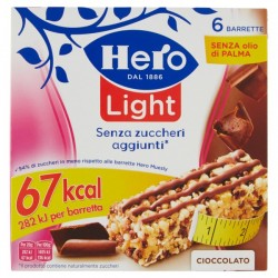 8000080002057 Hero Light Muesly Cioccolato 6x20gr