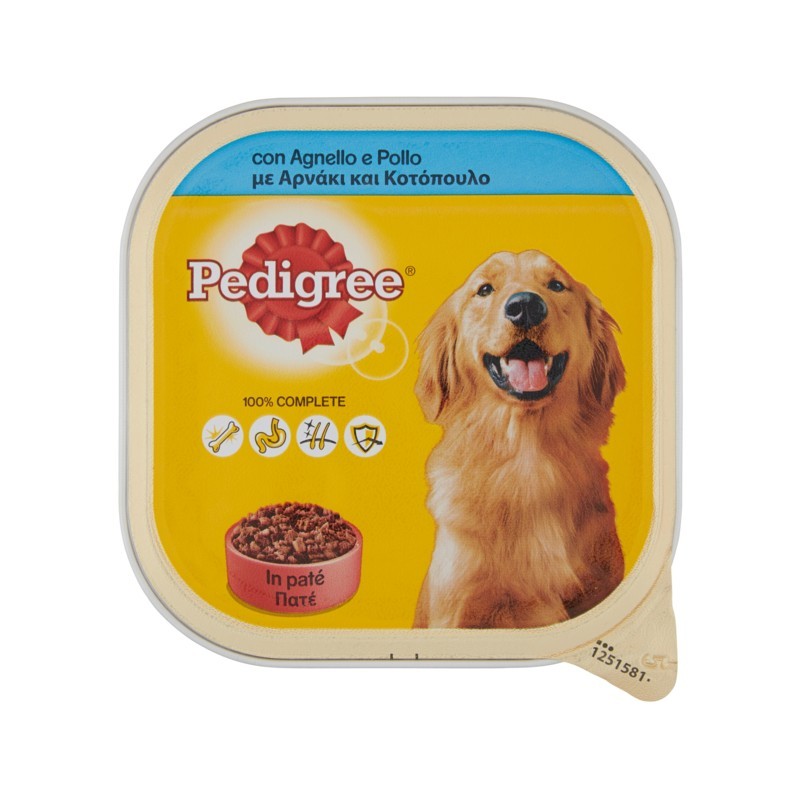 PEDIGREE PATE' AGNELLO & POLLO 300GR