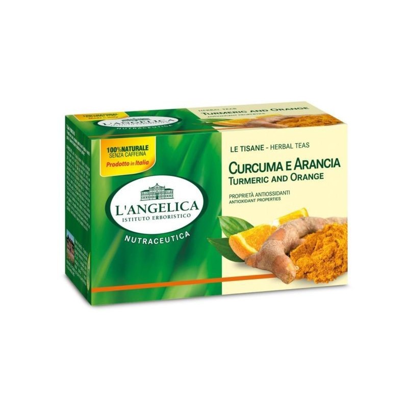 8017331059470 L'angelica Tisana Curcuma E Arancia 20 Filtri