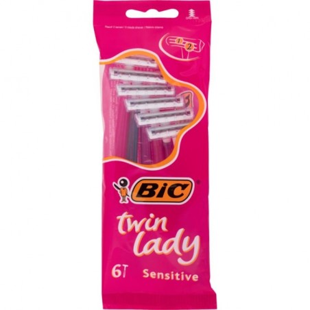 3086123493056 BIC RASOIO TWIN LADY USA&GETTA 6PZ