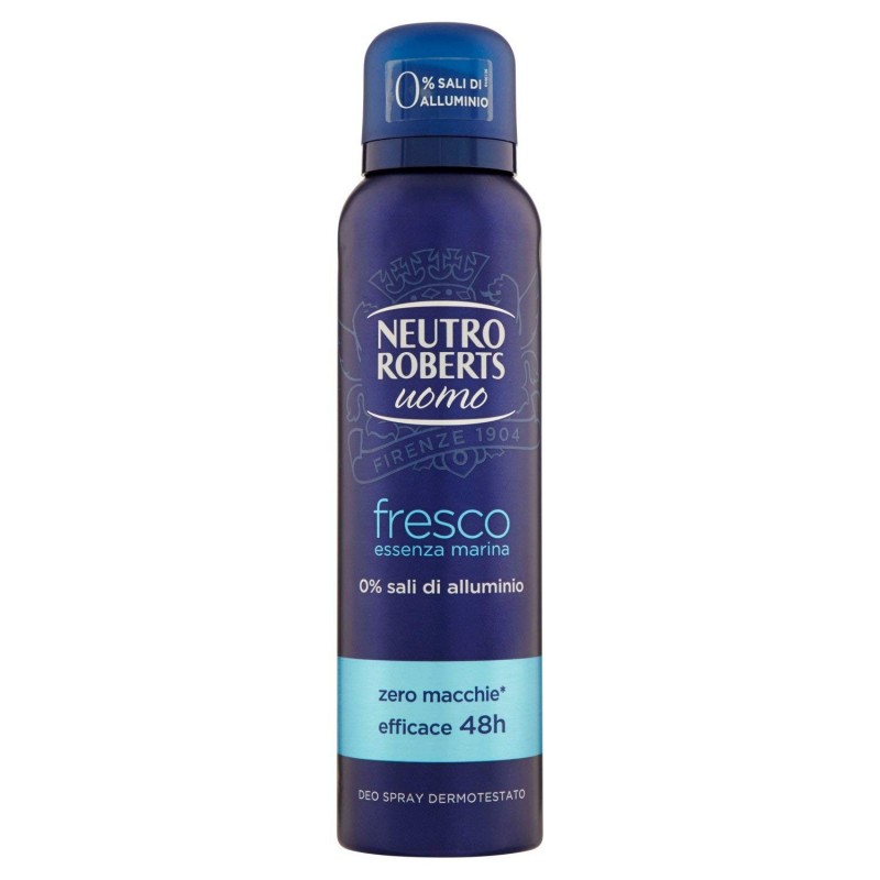 Neutro Roberts Uomo Deo Spray Fresco Essenza Marina 150ml