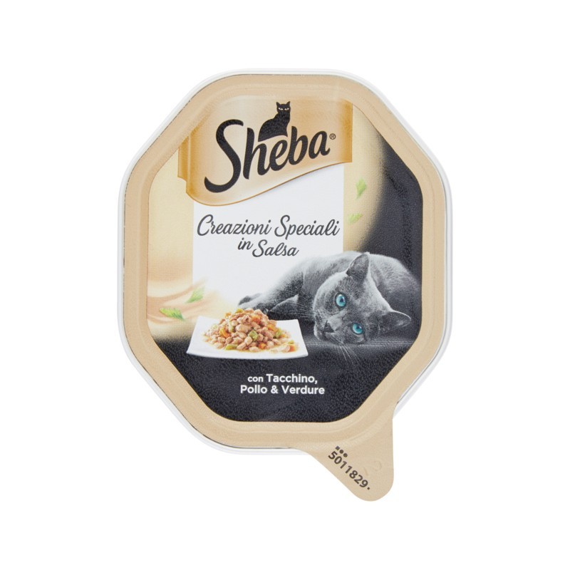 Sheba Pate' Classics Tacchino, Pollo E Verdure 85gr