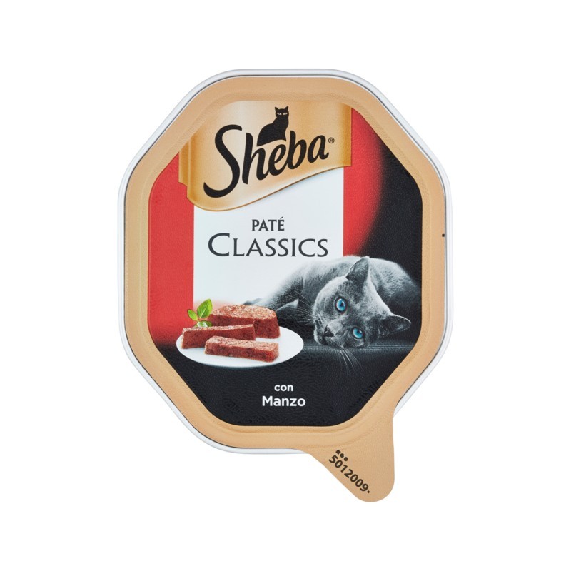 Sheba Pate' Classics Manzo 85gr