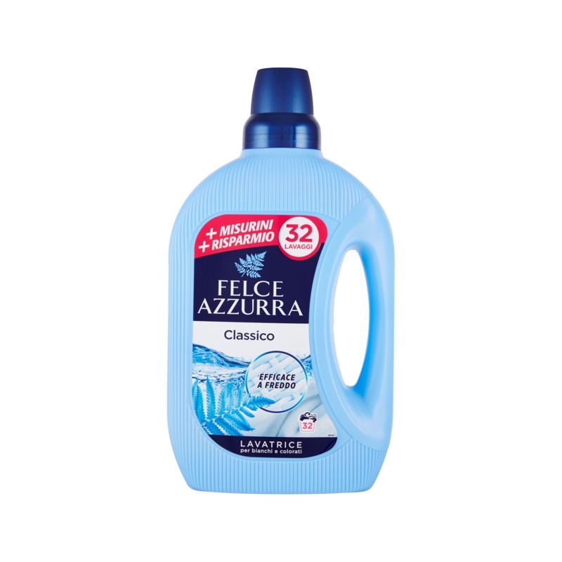 Felce Azzurra Liquido Lavatrice Classico 32 Misurini 1595ml