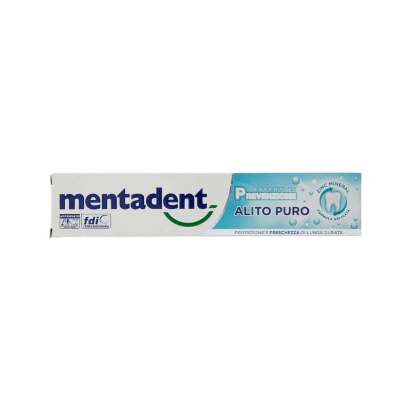 Mentadent Dentifricio Alito Puro New 75ml