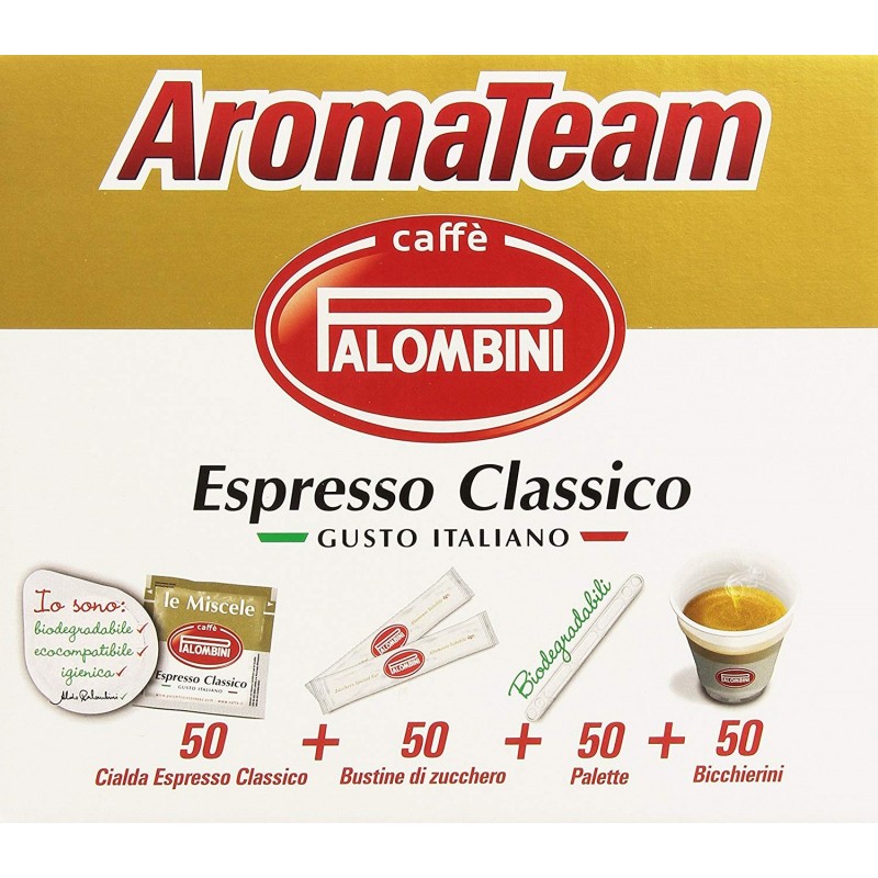 Palombini Caffe' Cialda Aroma Team Kit 50pz