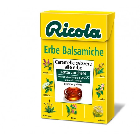 7610700901007 Ricola Caramelle Erbe Balsamiche Senza Zucchero 50gr