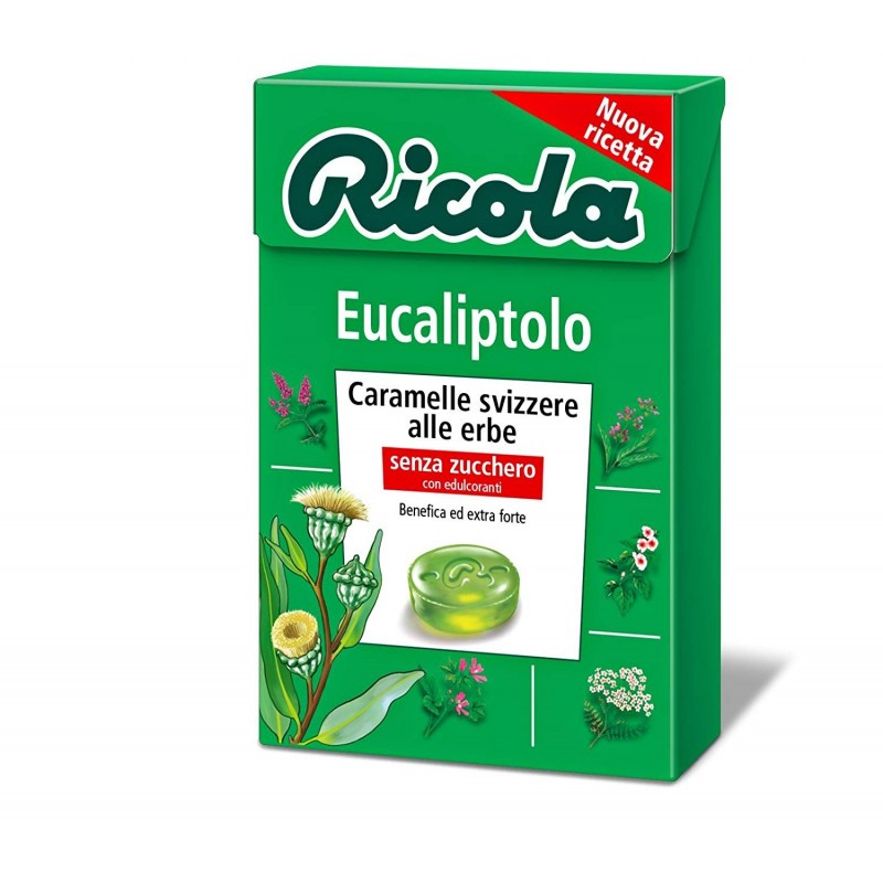 Ricola Caramelle Eucalipto Senza Zucchero 50gr