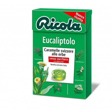 7610700922057 Ricola Caramelle Eucalipto Senza Zucchero 50gr