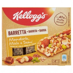 Kellogg's Barrette Mandorle Miele E Semi 4x32gr