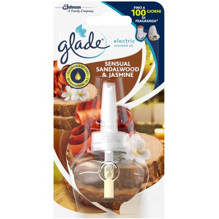 5000204116472 Glade Elettrico Ricarica Sensual Sandalwood E Jasmine 20ml