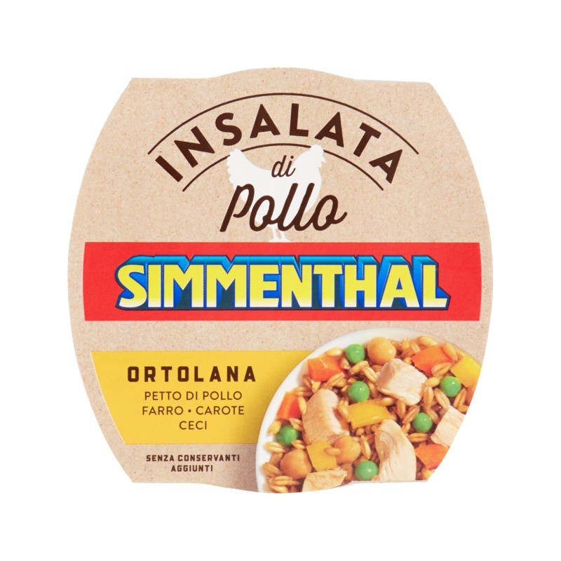 Simmenthal Insalata Di Pollo Ortolana Con Farro Carote E Ceci 160gr