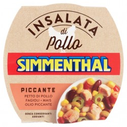 8004030926004 Simmenthal Insalata Di Pollo Piccante Con Fagioli, Mais E Olio Piccante 160gr