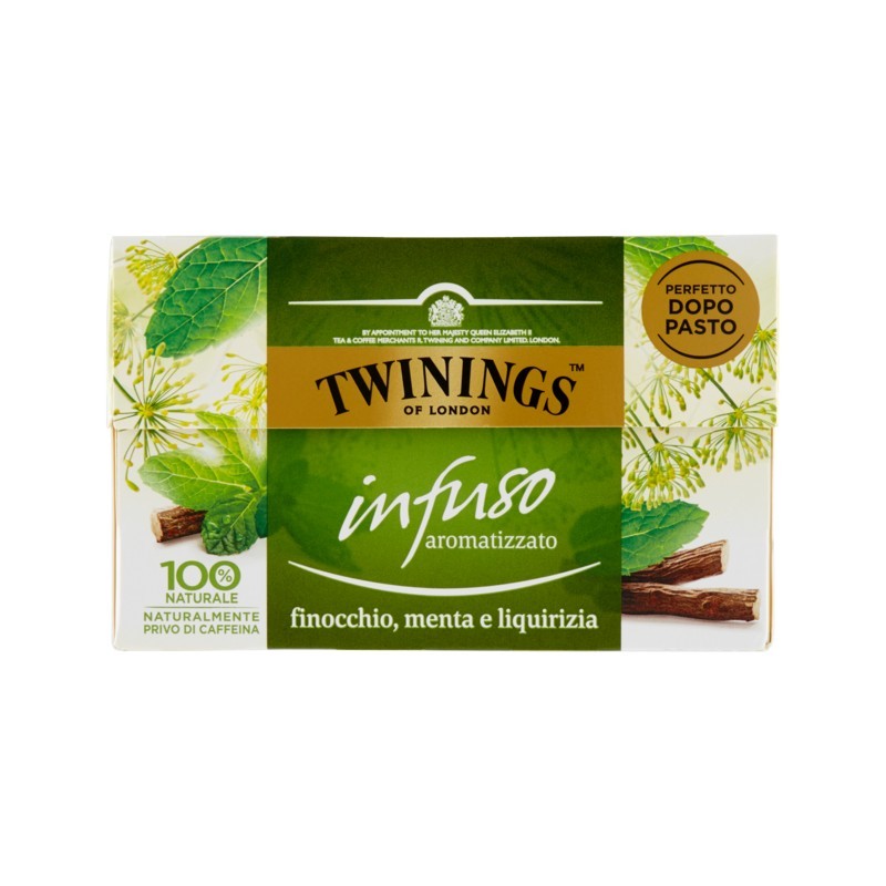 Twining Infuso Finocchio, Liquirizia E Menta 20 Filtri 40gr