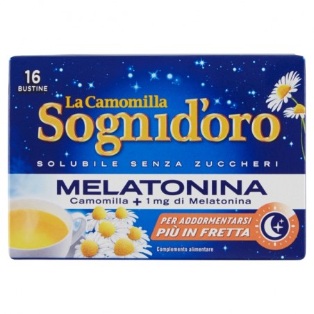 8000050026076 Sognid'oro Camomilla Melatonina 16x4gr