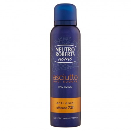 8002410010916 Neutro Roberts Deo Spray Uomo Asciutto Anti Sudore 150ml