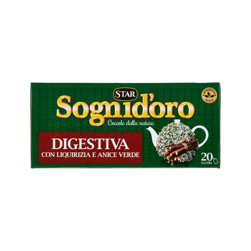 8000050448502 Sognid'oro Tisana Digestiva 20 Filtri 40gr