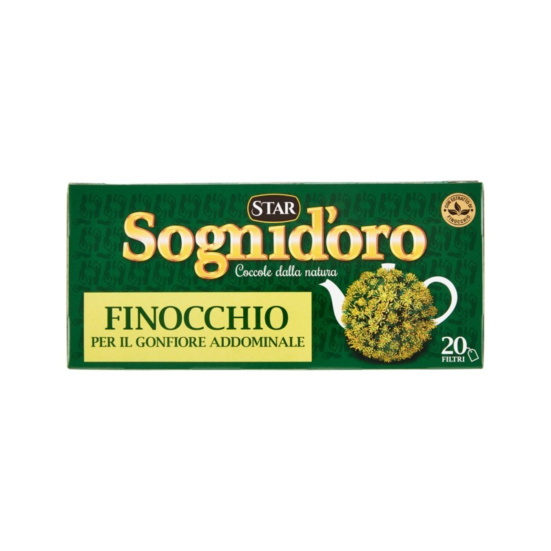 8000050015162 Sognid'oro Tisana Finocchio 20 Filtri 40gr