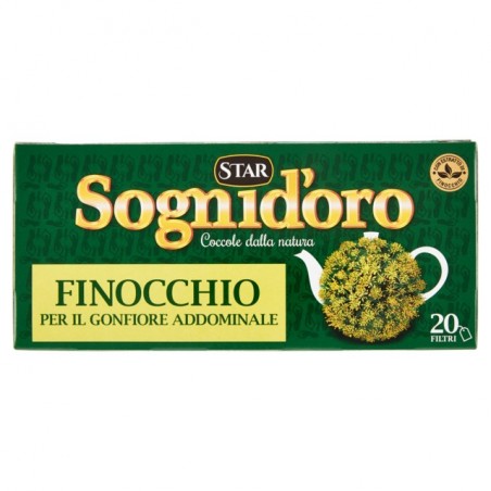 8000050015162 Sognid'oro Tisana Finocchio 20 Filtri 40gr