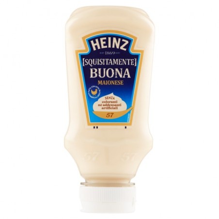 87157758 Heinz Mayonnaise Squisitamente Buona Top Down 220ml